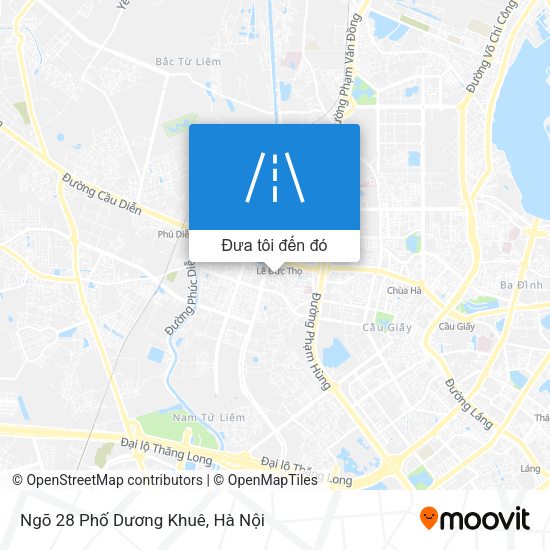 Bản đồ Ngõ 28 Phố Dương Khuê