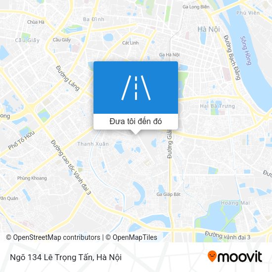 Bản đồ Ngõ 134 Lê Trọng Tấn