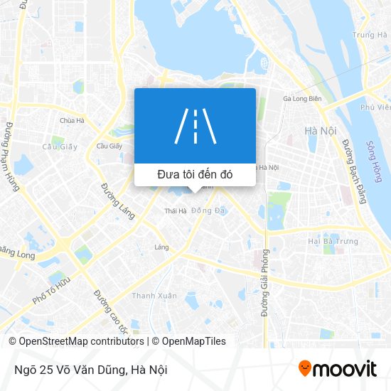 Bản đồ Ngõ 25 Võ Văn Dũng
