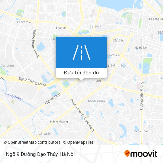 Bản đồ Ngõ 9 Đường Đạo Thúy