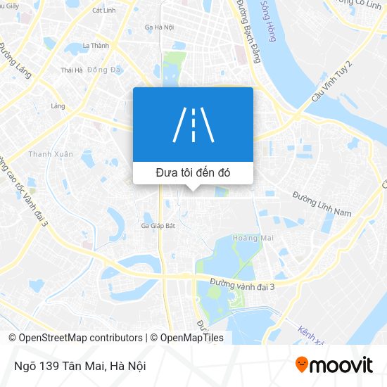 Bản đồ Ngõ 139 Tân Mai