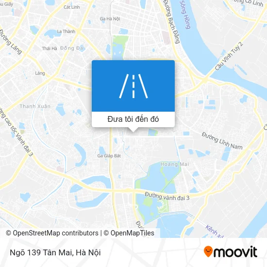 Bản đồ Ngõ 139 Tân Mai