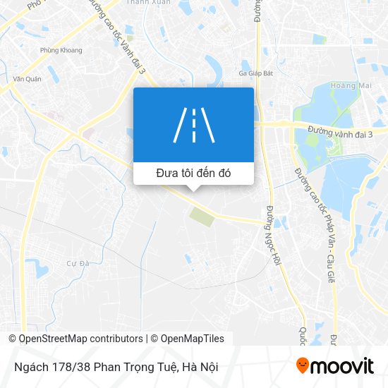 Bản đồ Ngách 178/38 Phan Trọng Tuệ