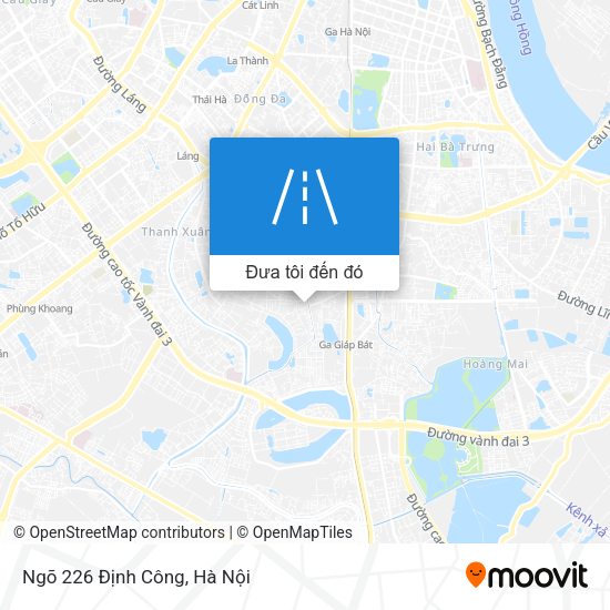 Bản đồ Ngõ 226 Định Công