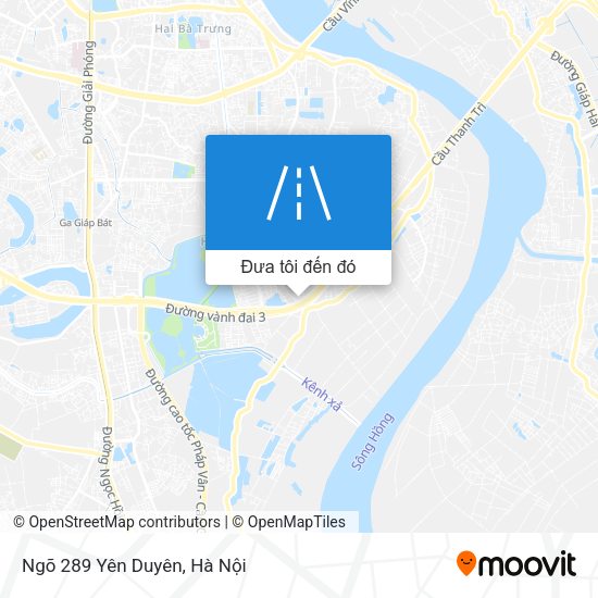 Bản đồ Ngõ 289 Yên Duyên