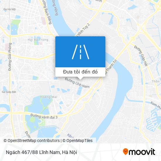 Bản đồ Ngách 467/88 Lĩnh Nam