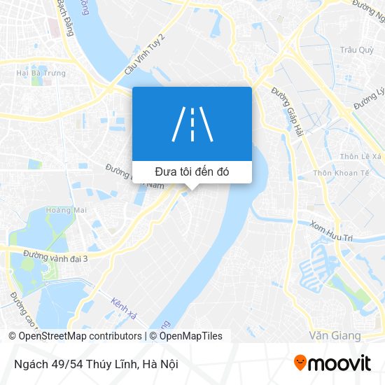 Bản đồ Ngách 49/54 Thúy Lĩnh
