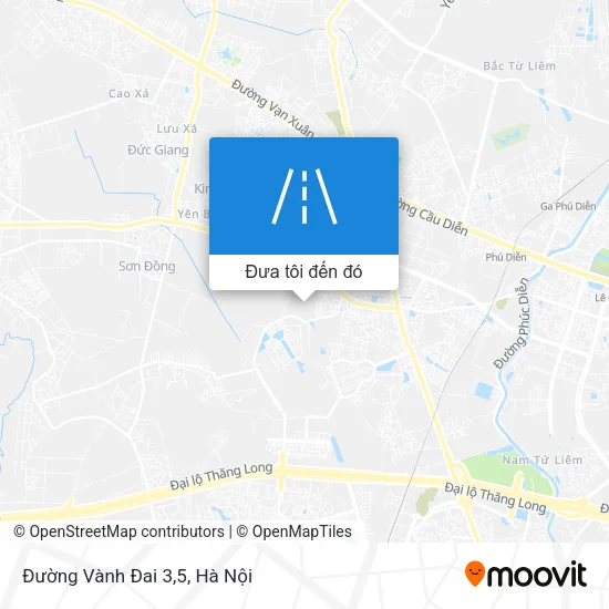 Bản đồ Đường Vành Đai 3,5