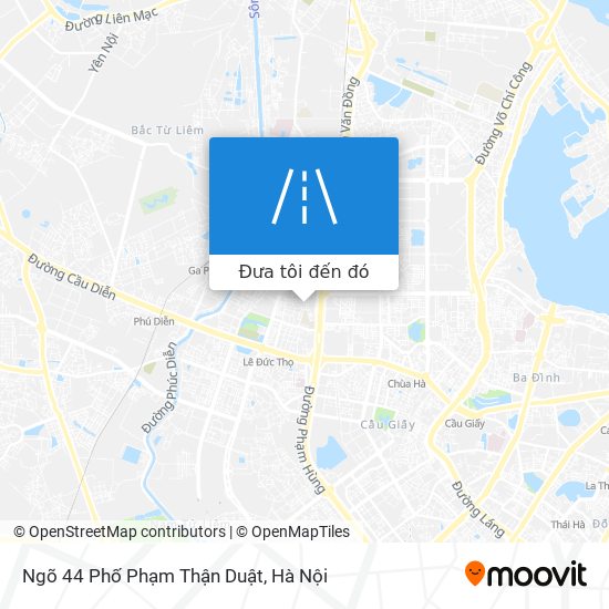Bản đồ Ngõ 44 Phố Phạm Thận Duật