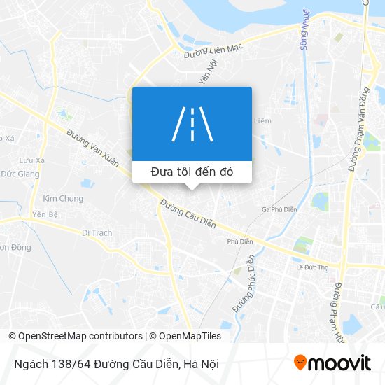 Bản đồ Ngách 138/64 Đường Cầu Diễn