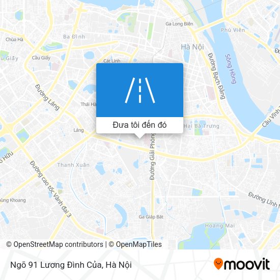 Bản đồ Ngõ 91 Lương Đình Của