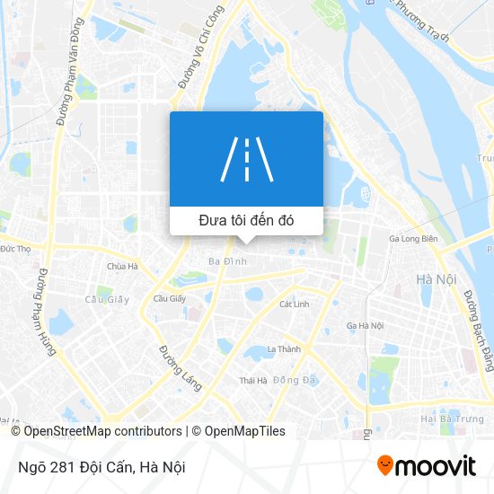 Bản đồ Ngõ 281 Đội Cấn