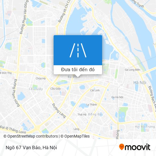 Bản đồ Ngõ 67 Vạn Bảo