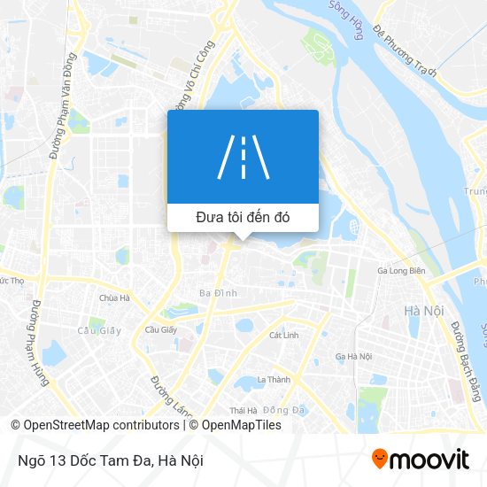 Bản đồ Ngõ 13 Dốc Tam Đa