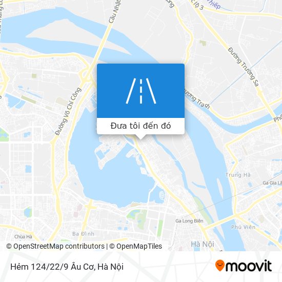 Bản đồ Hẻm 124/22/9 Âu Cơ