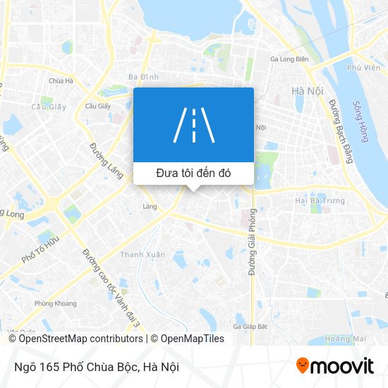 Bản đồ Ngõ 165 Phố Chùa Bộc