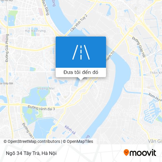 Bản đồ Ngõ 34 Tây Trà