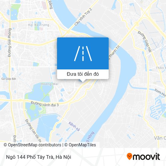 Bản đồ Ngõ 144 Phố Tây Trà