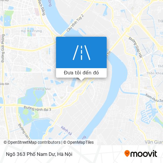 Bản đồ Ngõ 363 Phố Nam Dư
