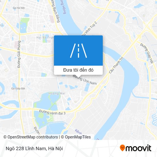 Bản đồ Ngõ 228 Lĩnh Nam