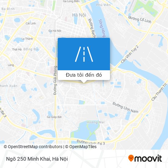 Bản đồ Ngõ 250 Minh Khai