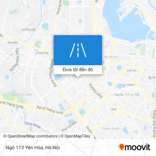 Bản đồ Ngõ 113 Yên Hòa