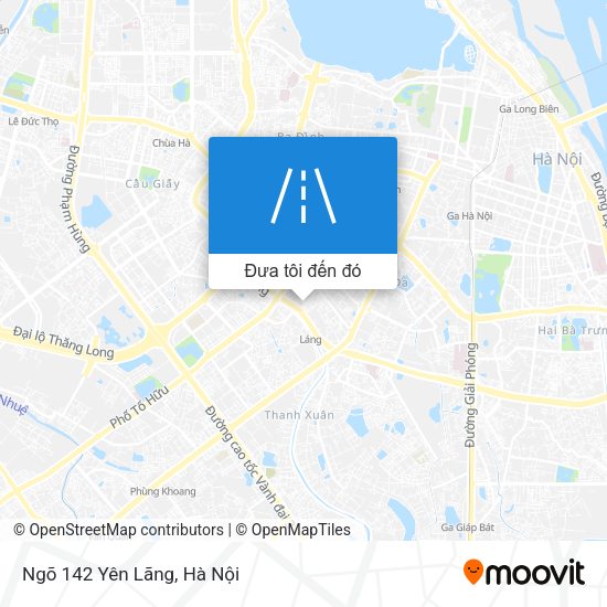 Bản đồ Ngõ 142 Yên Lãng