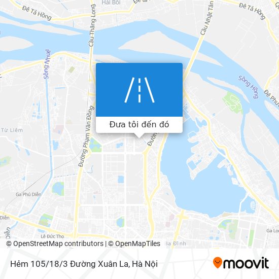 Bản đồ Hẻm 105/18/3 Đường Xuân La