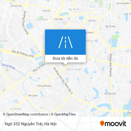 Bản đồ Ngõ 332 Nguyễn Trãi