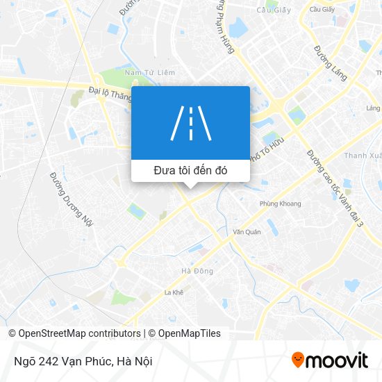 Bản đồ Ngõ 242 Vạn Phúc