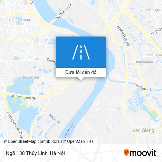 Bản đồ Ngõ 138 Thúy Lĩnh