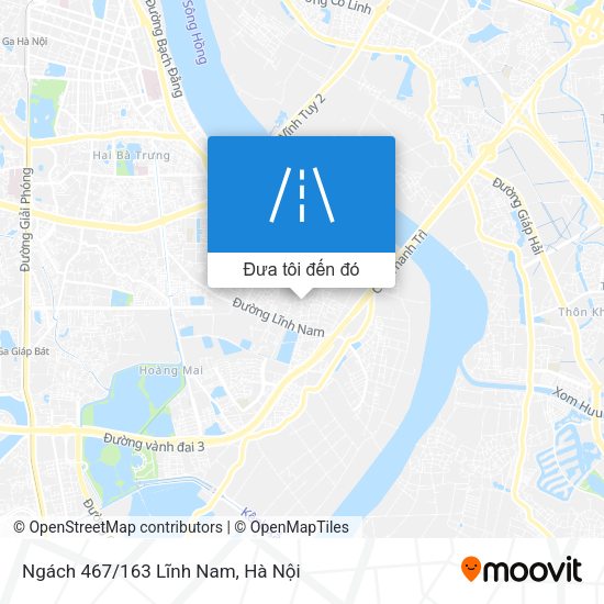 Bản đồ Ngách 467/163 Lĩnh Nam