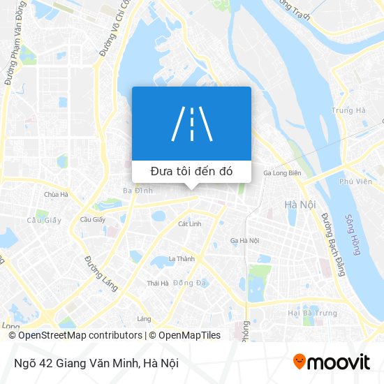 Bản đồ Ngõ 42 Giang Văn Minh