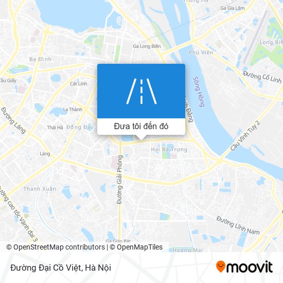 Bản đồ Đường Đại Cồ Việt