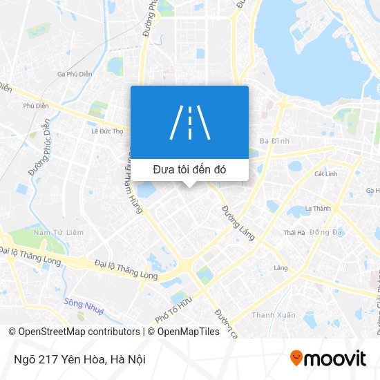 Bản đồ Ngõ 217 Yên Hòa