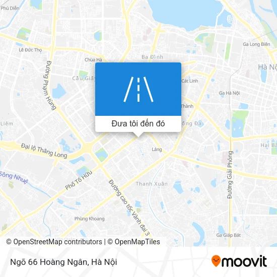 Bản đồ Ngõ 66 Hoàng Ngân