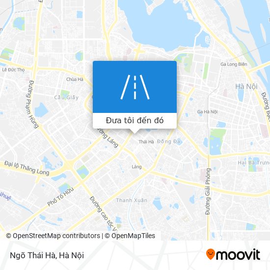 Bản đồ Ngõ Thái Hà