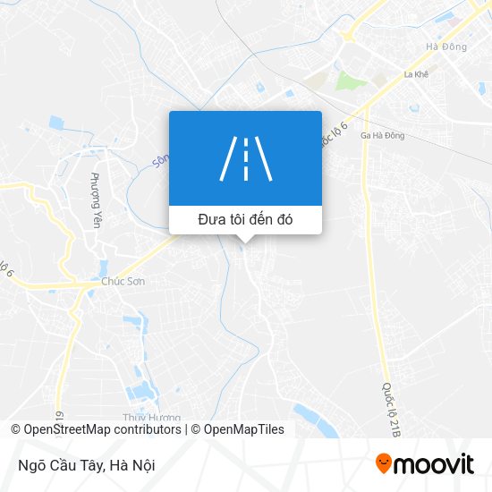 Bản đồ Ngõ Cầu Tây