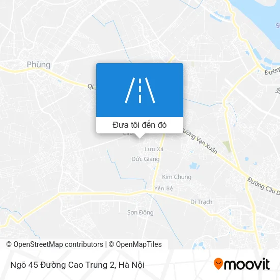 Bản đồ Ngõ 45 Đường Cao Trung 2