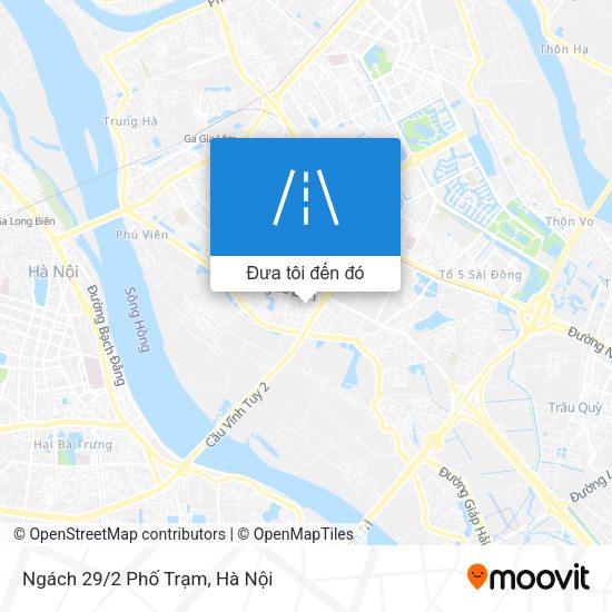 Bản đồ Ngách 29/2 Phố Trạm