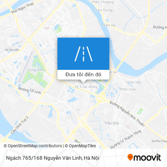 Bản đồ Ngách 765/168 Nguyễn Văn Linh