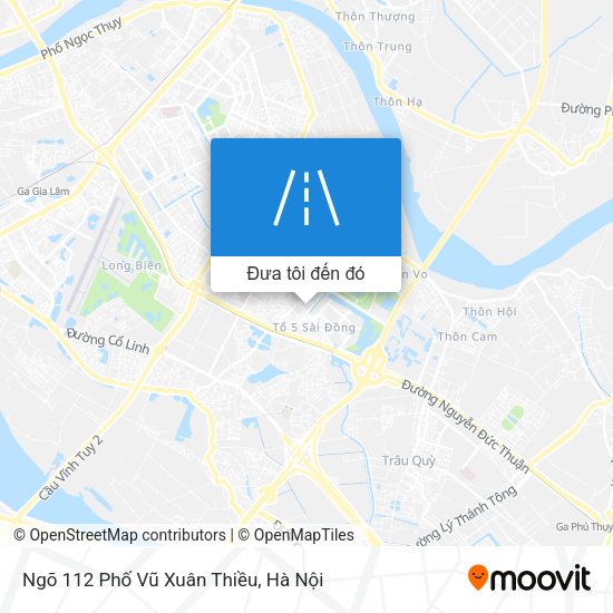 Bản đồ Ngõ 112 Phố Vũ Xuân Thiều