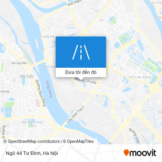 Bản đồ Ngõ 44 Tư Đình