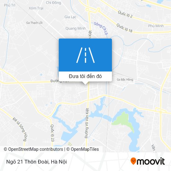 Bản đồ Ngõ 21 Thôn Đoài