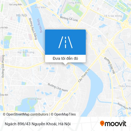 Bản đồ Ngách 896/43 Nguyễn Khoái