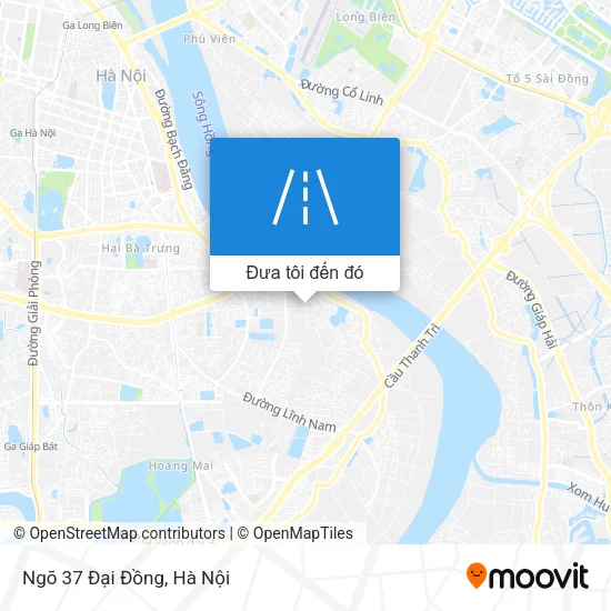 Bản đồ Ngõ 37 Đại Đồng