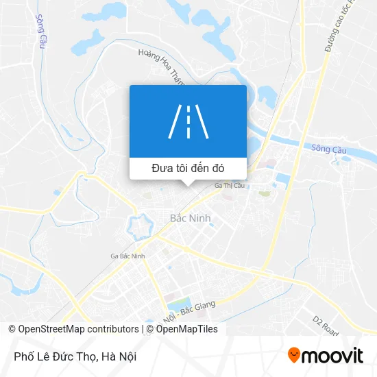 Bản đồ Phố Lê Đức Thọ