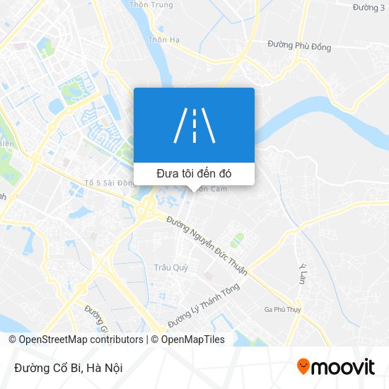 Bản đồ Đường Cổ Bi