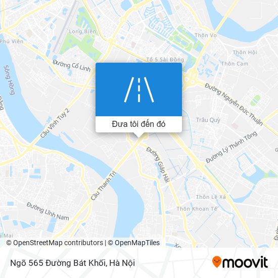 Bản đồ Ngõ 565 Đường Bát Khối