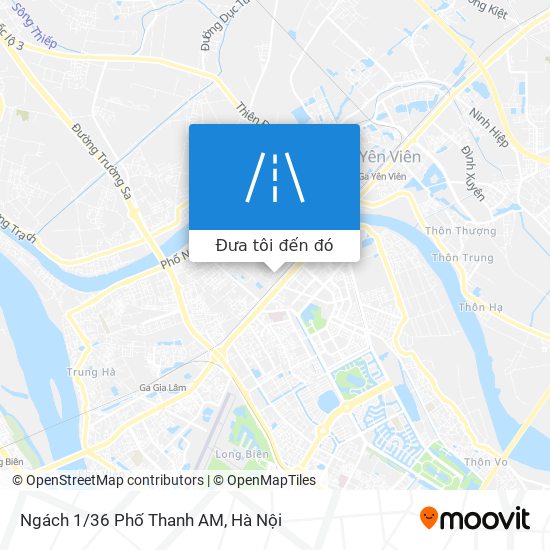 Bản đồ Ngách 1/36 Phố Thanh AM